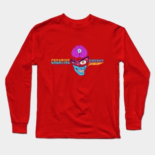 WEIRDO - Creative Energy Flo - Face - Full Color Long Sleeve T-Shirt